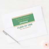 Naam Markering! Aangepaste kleerschakelaars Vierkante Sticker (Envelop)