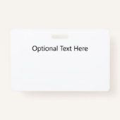 Naam Markering met veterinair Logo Aangepast tekst Badge (Achterkant)