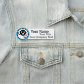 Naam Markering met veterinair Logo Aangepast tekst Naamplaatje (In situ)