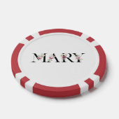 Naam Mary Poker Chips (Enkel)
