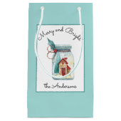 Naam, Mason Jar Magic House, Merry & Bright, Klein Cadeauzakje (Voorkant)