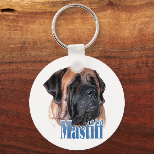 Naam Mastiff (apricot2) Sleutelhanger (Voorkant)