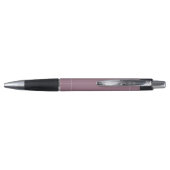 Naam Mauve Minimale Typografie Pen (Achterkant)