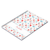 Naam medisch patroon Monogram verpleegster Notitieboek (Linkerzijde)