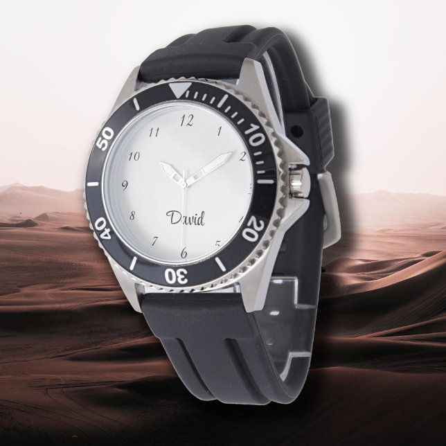 Naam Meisje Jongen Vrouwen Mannen | Alabaster Eleg Horloge (Creator heeft geüpload)