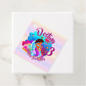 Naam Mermaid Birthday Party wijzigen Persoonlijk w Bedankjes Labels (In situ)