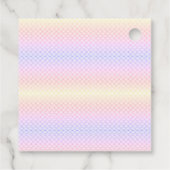 Naam Mermaid Birthday Party wijzigen Persoonlijk w Bedankjes Labels (Achterkant)