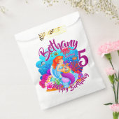 Naam Mermaid Birthday Party wijzigen Persoonlijk w Bedankzakje (Gezegeld)