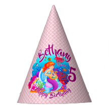 Naam Mermaid Birthday Party wijzigen Persoonlijk w