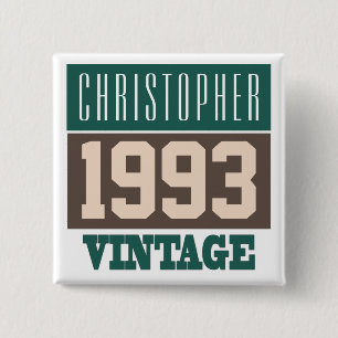 Naam met  Button jaar 1993