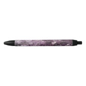 Naam met foto van Amethyst Crystals Zwarte Inkt Pen (Voorkant)