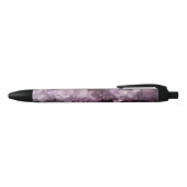 Naam met foto van Amethyst Crystals Zwarte Inkt Pen (Bovenkant)