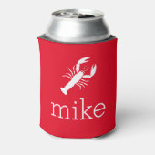 Naam met Lobster Blikjeskoeler (Blikje Achterkant)