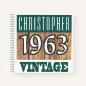 Naam met  Notitieboek jaar 1963 (Voorkant)