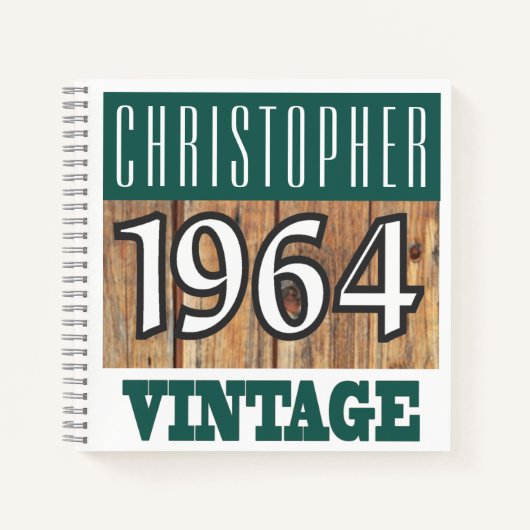 Naam met  Notitieboek jaar 1964 (Voorkant)