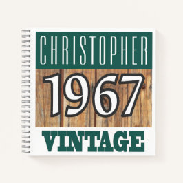 Naam met  Notitieboek jaar 1967