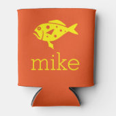 Naam met vis blikjeskoeler (Voorkant)