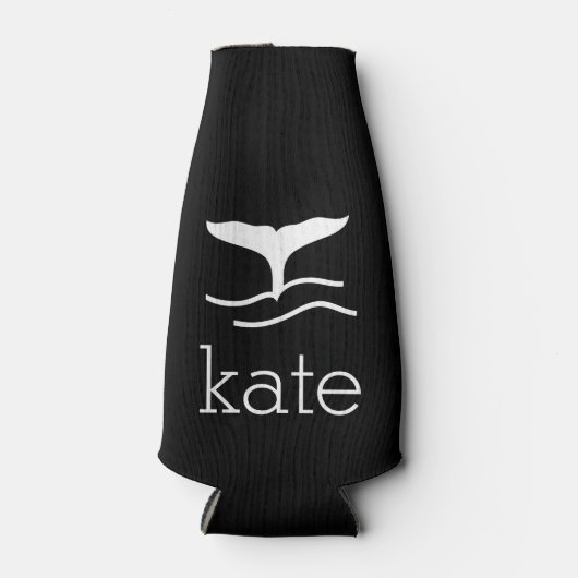 Naam met walvis flesjeskoeler (Voorkant)