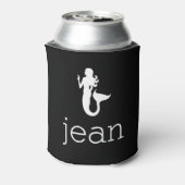 Naam met zeemeermin blikjeskoeler (Blikje Achterkant)