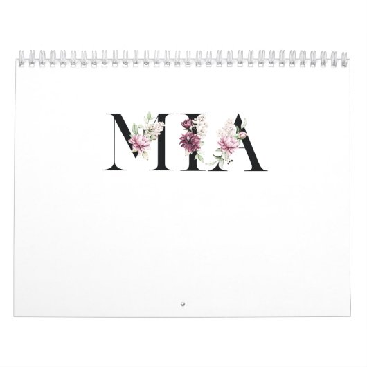 Naam Mia Kalender (Hoes)