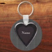 Naam Mijn hartketting stoppen - Sjabloon Sleutelhanger (Voorkant)