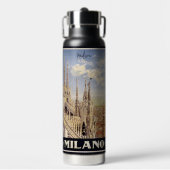 Naam Milano (Milaan) Waterfles (Voorkant)