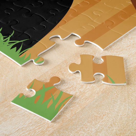 Naam mini Schnauzer Pet Legpuzzel (Zijkant)