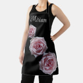  naam Miriam  roze rozen bloemenpracht Schort (Insitu)