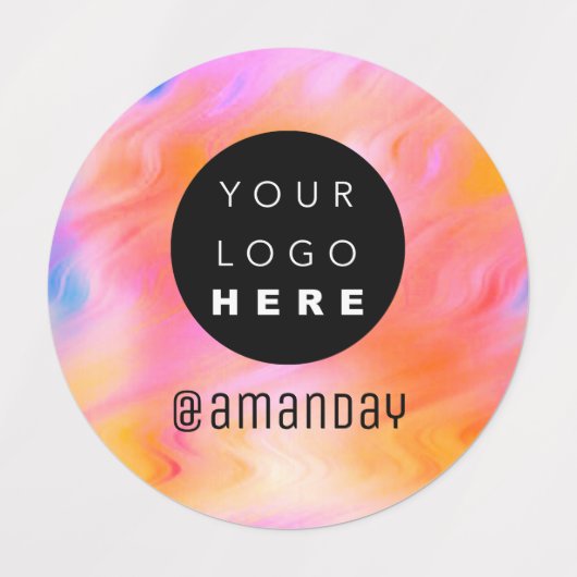 Naam Mode Aangepaste Logo Abstracte labels kopen (Design 2)