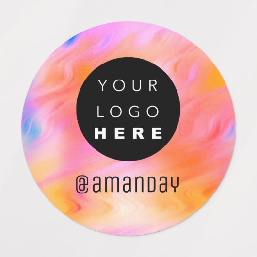 Naam Mode Aangepaste Logo Abstracte labels kopen (Design 1)