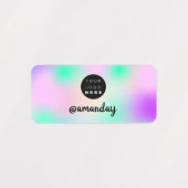 Naam Mode Abstracte labels op Holograaf Logo kopen (Design 1)