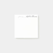 Naam modern kalligrafisch script post-it® notes (Voorkant)