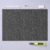 Naam Modern Leuk Polka Dot Zwart-wit Tissuepapier (Craft)