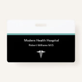 Naam modern medisch ziekenhuis badge (Achterkant)