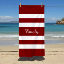 Naam Modern Red Striped Pattern