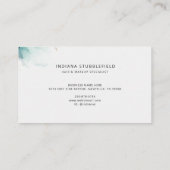 Naam modern script Agate Monogram Visitekaartje (Achterkant)