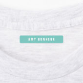 Naam Modern | Strijk op kleding Labels (Aangebracht)