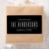 Naam moderne veelgebruikte Script-reeks Etiket (Insitu)