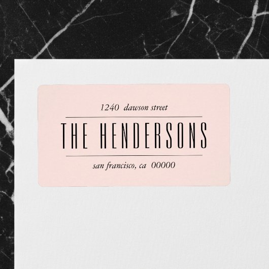 Naam moderne veelgebruikte Script-reeks Etiket