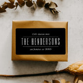 Naam moderne veelgebruikte Script-reeks Etiket