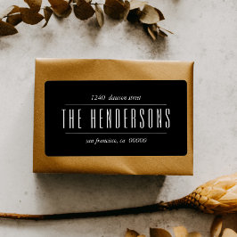 Naam moderne veelgebruikte Script-reeks Etiket