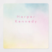 Naam moderne Waterverf Labels (Design 2)