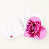  naam Monique  hot pink roos fun Notitieboek (Binnen)