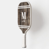 Naam Monogram Aangepast Pickleball Paddle (Links)