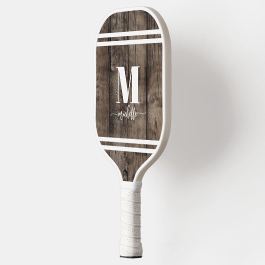 Naam Monogram Aangepast Pickleball Paddle (Links)
