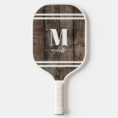 Naam Monogram Aangepast Pickleball Paddle (Voorkant)