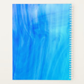 Naam Monogram Blauw Planner (Achterkant)