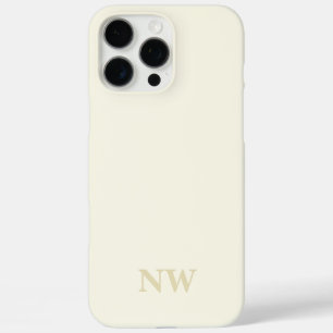 Naam Monogram Classic Minimalist iPhone 16 Pro Max Hoesje