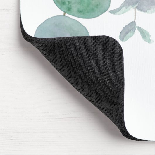 Naam Monogram Eucalyptus Griekenland Muismat (Hoek)