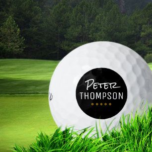 naam monogram golfbal voor stijlvolle golfspelers golfballen